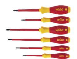 Wiha set odvijača soft finish® električarski SL, Pozidriv 6 delova ( W 25477 )