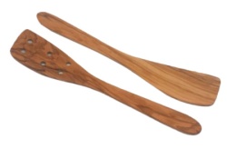 Wood holz špatula kuhinjska rupice dužina 32cm ( A 75 ) maslina