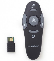 WP-L-01 Gembird Wireless prezenter, laser pointer - Img 1