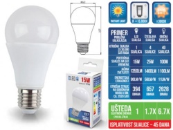 Xled Led Sijalica E27 -15W 220V Toplo bela 3000K ( E27 15W ) -2