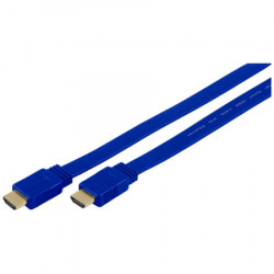 Zed electronic HDMI kabl, pljosnati, 5.0 met, ver. 2.0, 3D, Ethernet - HDMI-FLT/5 - Img 2