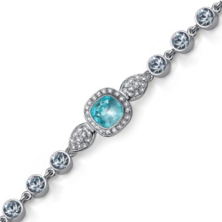 Ženska oliver weber fire laguna narukvica sa swarovski kristalima ( 32314.142 )