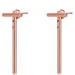 Ženske freelook roze zlatne mindjuše od hirurškog Čelika ( frj.3.5002.4 )