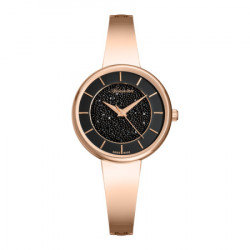 Ženski adriatica essence roze zlatni crni elegantni ručni sat sa roze zlatnim metalnim kaišem ( a3718.9114q ) - Img 4