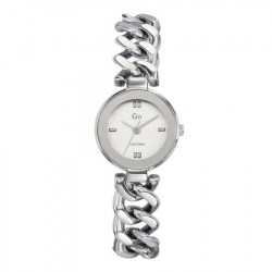 Ženski girl only cercle srebrni modni ručni sat sa pletenim srebrnim metalnim kaišem ( 695015 ) - Img 1