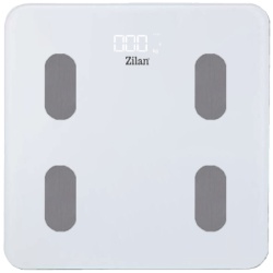 Zilan Pametna vaga za merenje, do 180kg, LED, Bluetooth, bela - ZLN8979