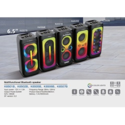 Zvucnik bluetooth bkk k6507b sa dva mikrofona crni ( ZV1014 )-4