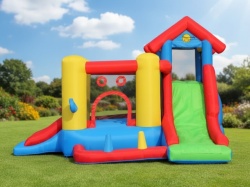 7 u 1 Play House Dvorac na naduvavanje sa spustom 300x360x235 cm (9019) - Img 2