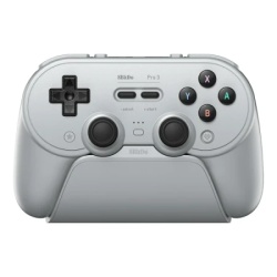 8BitDo Pro 3 BT/2.4Ghz/Multi platform/Gray edition + Dock Bežični gamepad