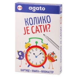 Agato smart kid edukativne kartice koliko je sati 25 kartica 8 - 9 godina ( 718583 )