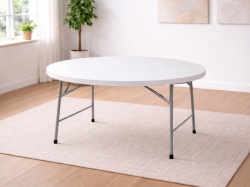 Alberg Okrugli sto na sklapanje 153x74 cm sa metalnom konstrukcijom ( AL-OK153 ) - Img 5