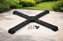 Alberg Postolje za Solarne Tuševe – Aluminijumska Baza sa 4 Nosača ( POS001 )