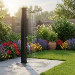 Alberg Solarni Tuš 35L Octa ABS i Metal sa Hromiranim Delovima ( L08-KL35 )