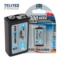 Ansmann NiMH 9V / 6F22 tip 300 maxE od 9V 300mAh punjiva baterija ( 4047 )