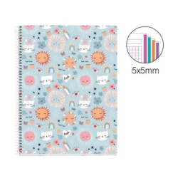 Apli sveska A5 140 listova karo - Sun vibes ( MR46831 )