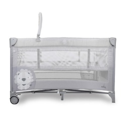 Asalvo prenosivi krevetac complet duo baby lion grey ( 21212 )-3