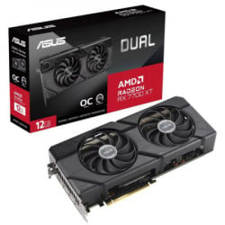  Asus radeon rx7700xt oc 12gb gddr6, dual-rx7700xt-o12g svga - Img 1