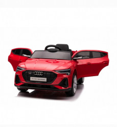 Audi E-tron Sportback Licencirani automobil sa kožnim sedištem i mekim gumama - Crveni - Img 7