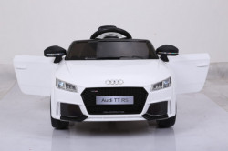 Audi TT RS Licencirani auto sa kožnim sedištima i mekim gumama - Beli - Img 5