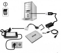 AUSI01 Gembird USB to IDE 2.5,3.5 and SATA adapter - Img 4