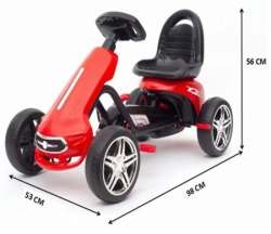 Baby karting mini na pedale y-pc086 crvena ( 608604 )