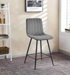 Barska stolica BC 1723 Siva - Crne metalne noge ( 776-057 )