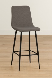 Barska stolica BC812 Siva/Noge crne mat 485x405x1100 mm ( 776-052 )