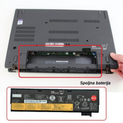 Baterija za laptop Lenovo ThinkPad T480 T470 A475 A485 61+ - spoljna ( 108357 ) - Img 2