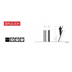 Baulich 1x10 jednodelne aluminijumske merdevine pro ( 1319 ) -2