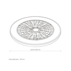 Bb link led plafonjera sa ventilatorom ( yl-fan-g001/d )-2
