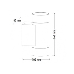 BB Link Zidna lampa 2xGU10   ( E250482 )-2