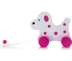 Bbo drvena igracka - zivotinja na vucu - pas (3g+) ( GB-024 )