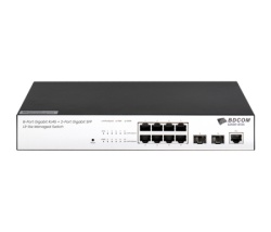 Bdcom S2500-8T2S ,switch 8 x Gigabit RJ45, 2 x Gigabit SFP, L3-lite ( 6467 )