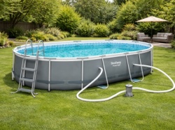 Bestway 56620 Bazen power steel oval,filter p. 427x250x100cm ( 3945 )