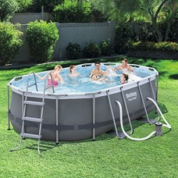 Bestway 56620  Bazen power steel oval,filter p. 427x250x100cm ( 3945 )-3