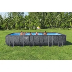 Bestway apx 365 porodični bazen 7.32 x 3.66 x 1.32m sa čeličnim ramom i pumpom ( 561KG )