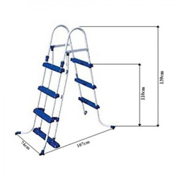 Bestway Flowclear merdevine za bazen 107cm ( 58330 ) - Img 3