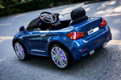 BMW 8 Auto za decu na akumulator sa kožnim sedištima i mekim gumama - Plavi ( BJP807 ) - Img 4