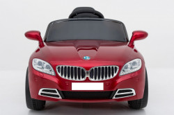 BMW Mini 1 Auto na akumulator sa kožnim sedištem i mekim gumama - Crveni - Img 3