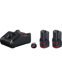 Bosch set 12V akumulatora - baterija 2 x GBA 12V 3,0Ah + punjač GAL 12V-40 ( 1600A019RD )