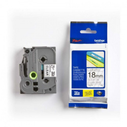 Brother Lam.traka 18mm crno/providno ( TZE141 )