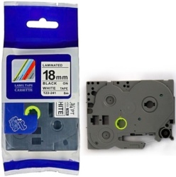 Brother traka TZ2-241 18mm Crno bela traka, 8m (Brother PT)