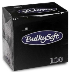 BulkySoft salveta crna 24x24cm 100/1 2sl (20 pak) ( 153-C32204E10 )