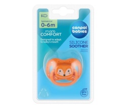 Canpol babies silikonska varalica 0-6m cute animals orange 34/924_ora ( 34/924_ora ) -1