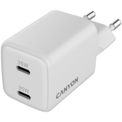 Canyon CU35CC GaN 35W 2xPD EU White charger  ( CNS-CUW35CC ) -4