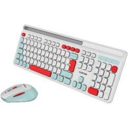 Canyon hset-w5 en/ad keyboard+mouse wireless white ( CNS-HSETW5WT-AD ) -3