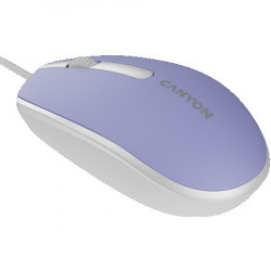 Canyon wired optical mouse with 3 buttons Mountain lavender ( CNE-CMS10ML )  - Img 7