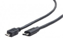 CCP-USB2-mBMCM-1M Gembird USB 2.0 Micro BM to Type-C cable (Micro BM/CM), 1 m - Img 1