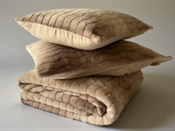 Ćebe set Dream – 220x240cm + 2 jastučnice 50x70cm Bej ( VLK000369-dreambej )