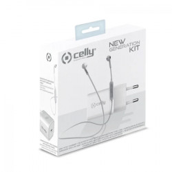 Celly punjač 18W USB-C + bluetooth slušalice bela ( 77024 ) - Img 2